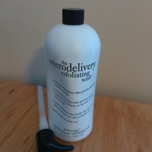 Philosophy The Microdelivery Exfoliating Facial Wash 32 fl oz NEW w/ Pump